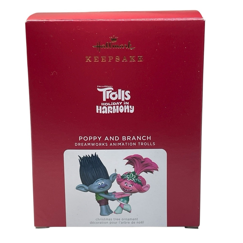 Hallmark Keepsake 2021 Trolls Holiday in Harmony Poppy & Branch Ornament
